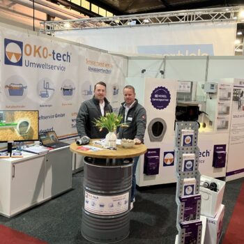 Messestand OKO-tech Umweltservice auf der Haus und Energie in Hameln 2024