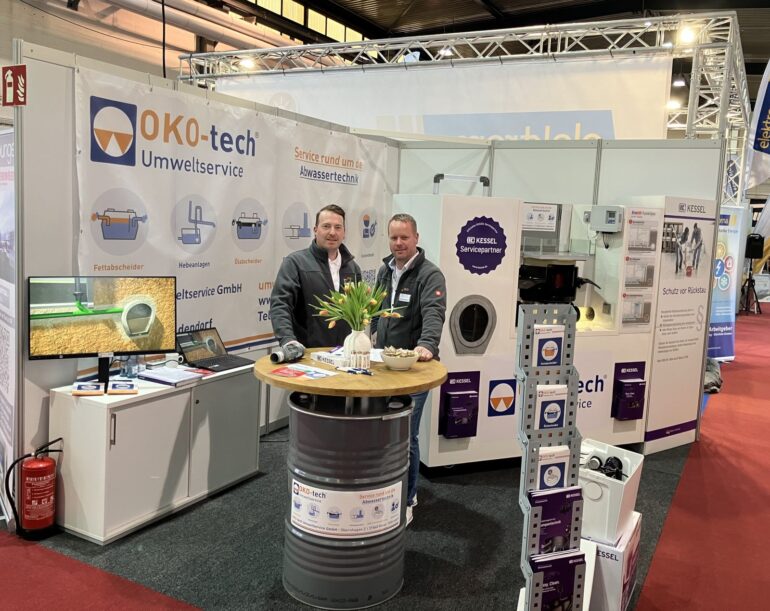 Messestand OKO-tech Umweltservice auf der Haus und Energie in Hameln 2024